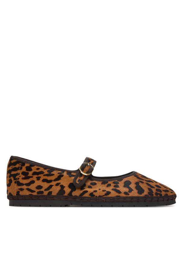 Półbuty Nokwol. Kolor: brązowy