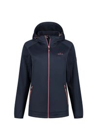 Jack Wolfskin - Damska Kurtka Softshell Kjelvik Kelly - Stylowa i Funkcjonalna. Kolor: niebieski. Materiał: softshell