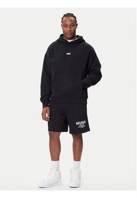 Hugo - HUGO Bluza Nazardo 50510724 Czarny Loose Fit. Kolor: czarny. Materiał: bawełna #5