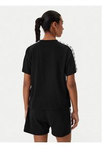 Kappa T-Shirt Banda Adi 371U6WW Czarny Regular Fit. Kolor: czarny. Materiał: bawełna #6