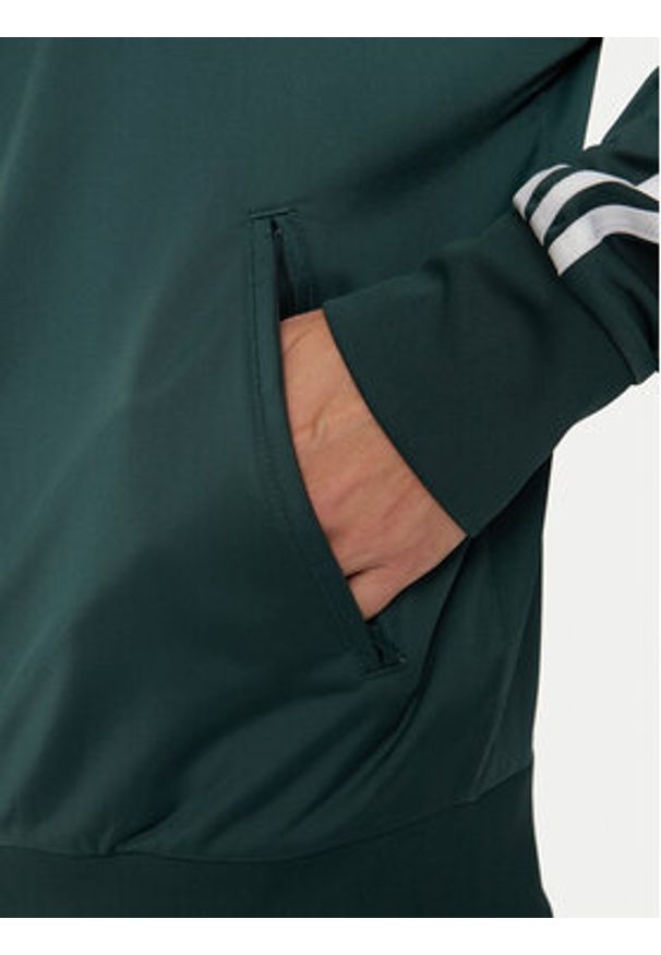 Adidas - adidas Bluza adicolor Classics Firebird IY9892 Zielony Loose Fit. Kolor: zielony. Materiał: syntetyk