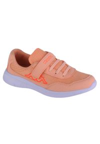 Buty sportowe Sneakersy dziewczęce, Kappa Follow K. Kolor: żółty, różowy, pomarańczowy, wielokolorowy. Sport: turystyka piesza #1