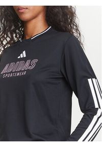 Adidas - adidas Bluzka Tiro Cut 3-Stripes Mesh JG4085 Czarny Regular Fit. Kolor: czarny. Materiał: syntetyk #4