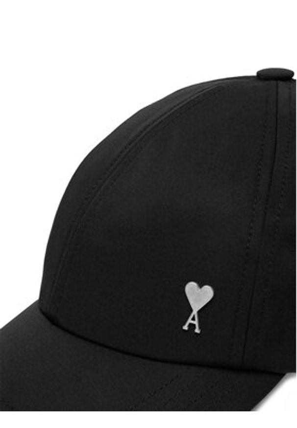 AMI PARIS - AMI Paris Czapka z daszkiem UCP023.PA0007 Czarny. Kolor: czarny. Materiał: materiał, poliamid