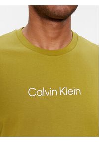 Calvin Klein T-Shirt Hero K10K111346 Zielony Regular Fit. Kolor: zielony. Materiał: bawełna