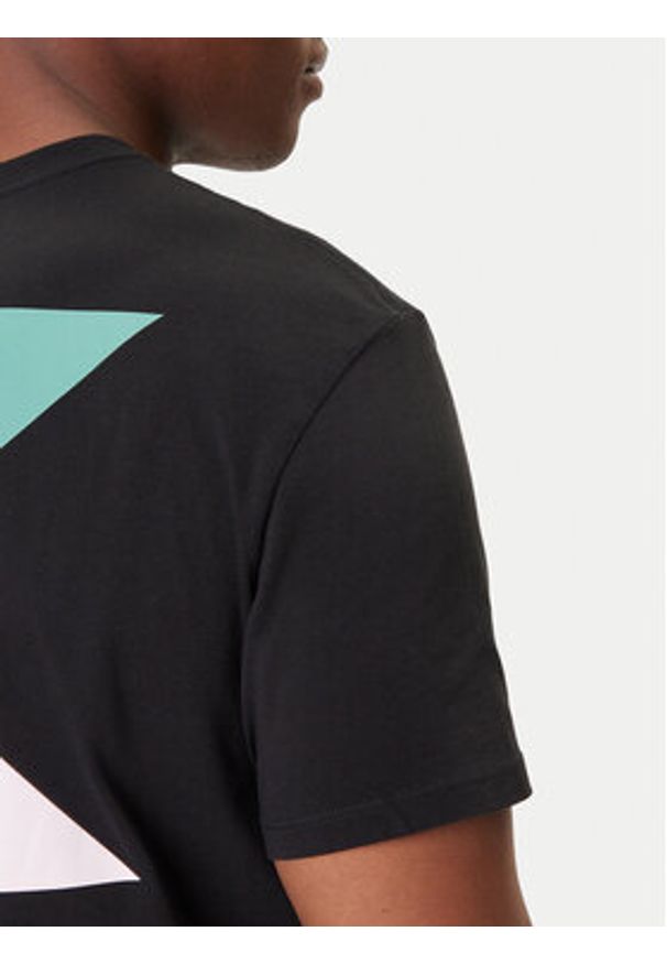 Calvin Klein Jeans T-Shirt Bauhaus Logo LV04RC827G Czarny Regular Fit. Kolor: czarny. Materiał: bawełna