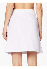 Love Moschino - LOVE MOSCHINO Spódnica dresowa W162880E 2246 Biały Regular Fit. Kolor: biały. Materiał: bawełna