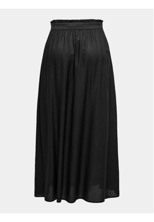 only - ONLY Spódnica maxi Venedig 15164606 Czarny Regular Fit. Kolor: czarny. Materiał: wiskoza