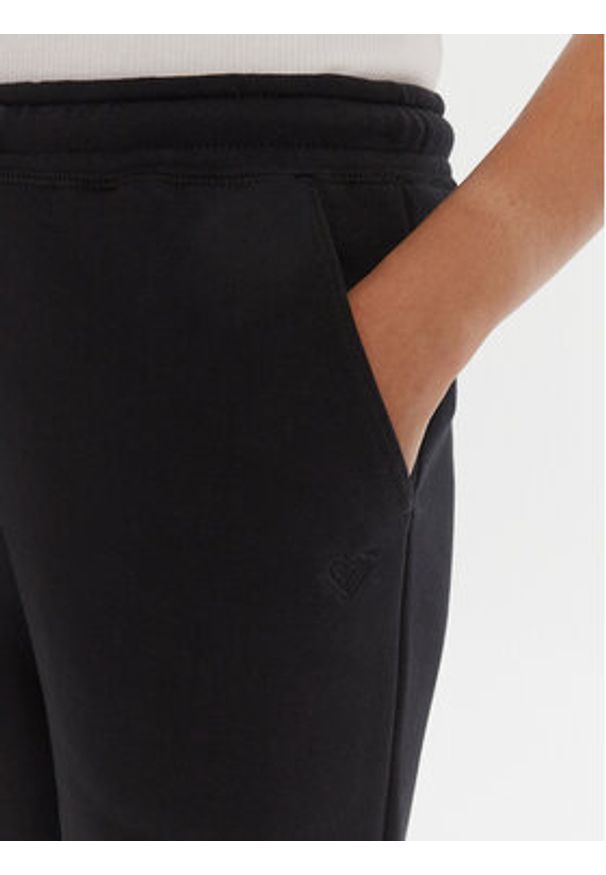 Roxy Spodnie dresowe Surf Stoked Pant Brushed ERJFB03491 Czarny Regular Fit. Kolor: czarny. Materiał: bawełna