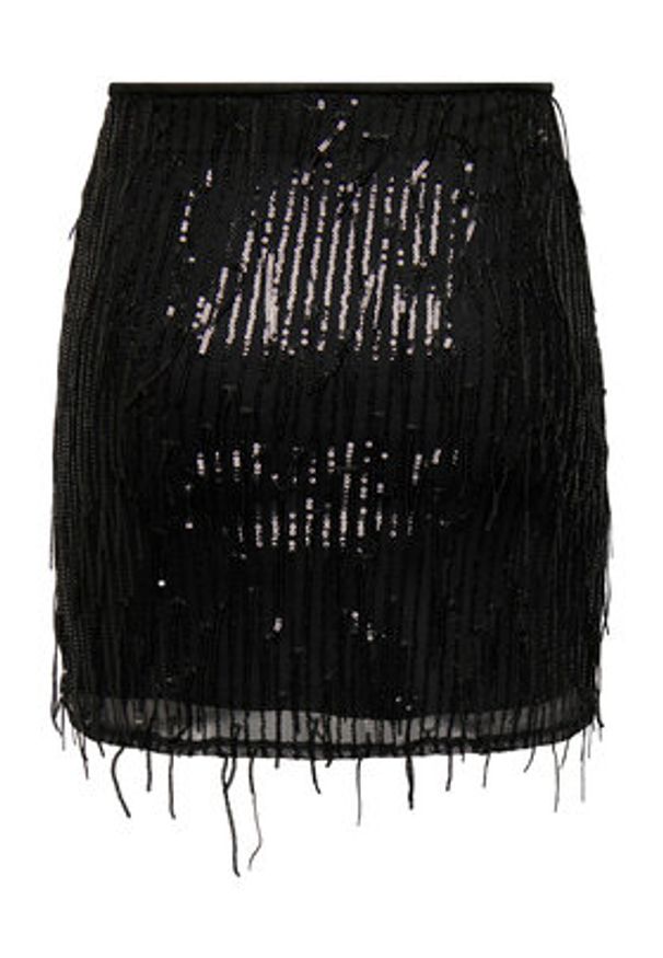 only - ONLY Spódnica mini 15305742 Czarny Regular Fit. Kolor: czarny. Materiał: syntetyk