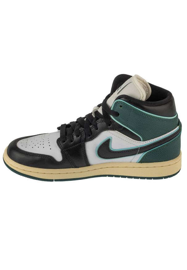 Jordan - Buty sportowe Sneakersy damskie, Air 1 Mid SE. Kolor: biały. Sport: turystyka piesza