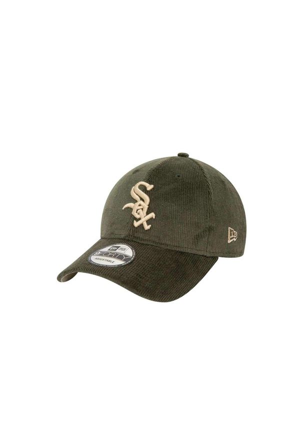 Czapka z daszkiem New Era MLB Chicago White Sox. Kolor: brązowy, wielokolorowy, zielony. Materiał: sztruks. Styl: elegancki