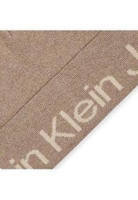 Calvin Klein Jeans Czapka Logo Beanie K60K611271 Szary. Kolor: szary. Materiał: wiskoza #6