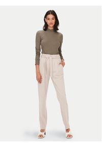 JDY Bluzka Fransiska 15228065 Brązowy Slim Fit. Kolor: brązowy. Materiał: wiskoza #6
