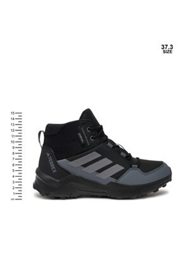 Adidas - adidas Trekkingi Terrex Ax4r Mid Rain.Rdy IF6517 Czarny. Kolor: czarny. Materiał: materiał. Model: Adidas Terrex. Sport: turystyka piesza