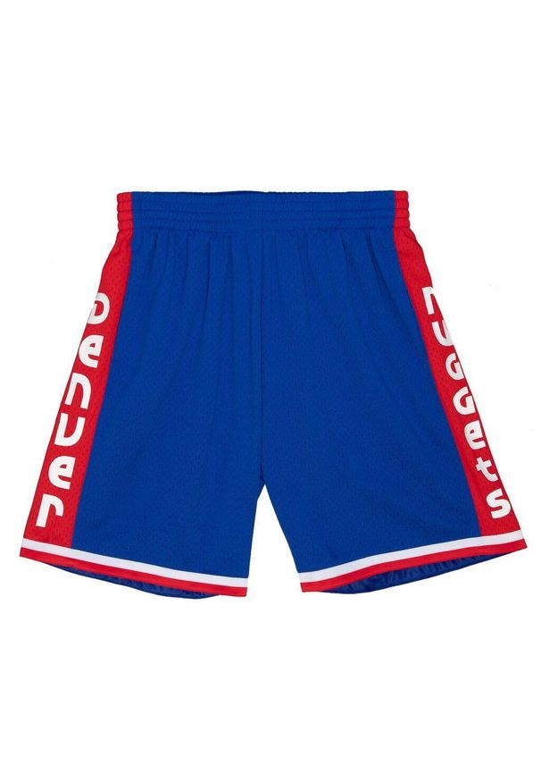 Mitchell & Ness - Szorty Denver Nuggets Swingman 1975/76. Kolor: niebieski. Materiał: poliester. Sport: koszykówka