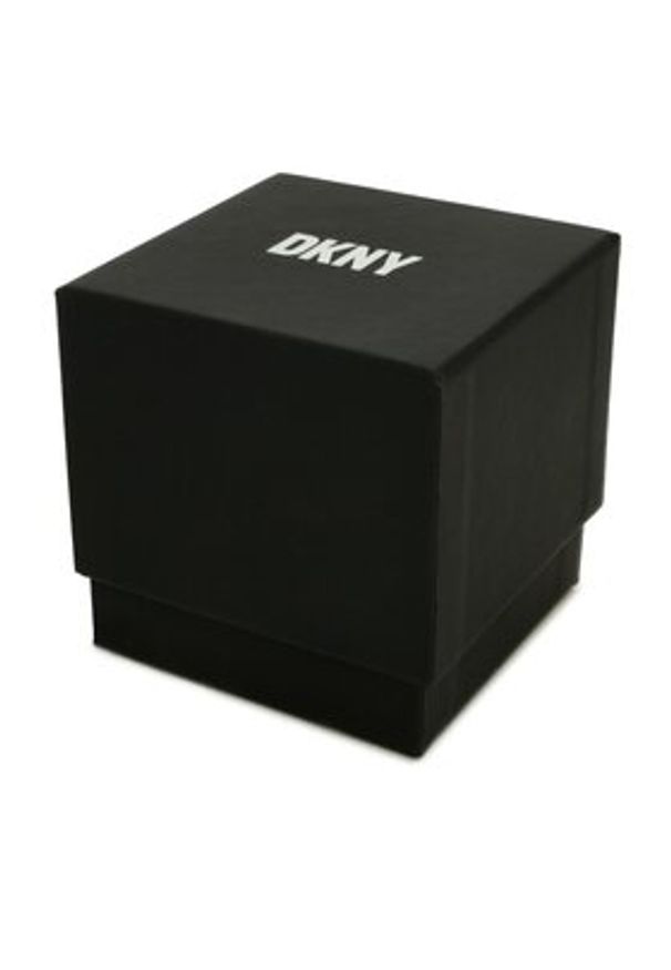 DKNY Zegarek NY6661SET Granatowy. Kolor: niebieski