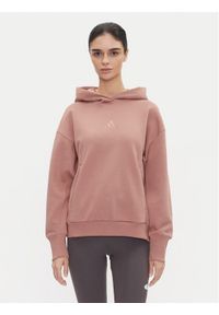 Adidas - adidas Bluza ALL SZN Fleece JD4669 Różowy Loose Fit. Kolor: różowy. Materiał: bawełna, syntetyk