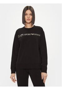 EA7 Emporio Armani Dres 8NTV54 TJTXZ 0200 Czarny Regular Fit. Kolor: czarny. Materiał: bawełna #3