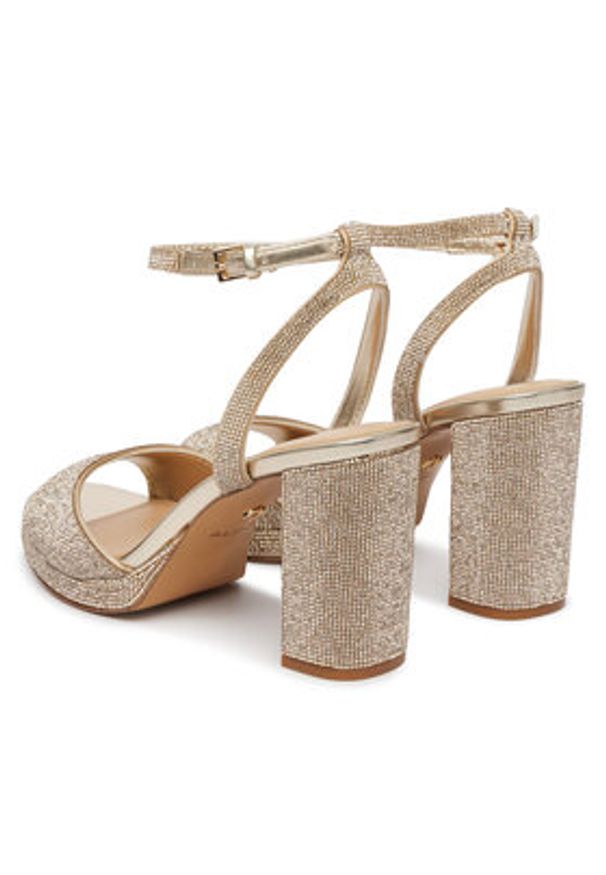 Aldo Sandały Alluring 13918860 Złoty. Kolor: złoty. Materiał: skóra