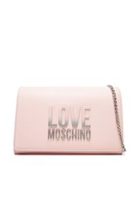 Love Moschino - LOVE MOSCHINO Torebka JC4260PP0MKD0601 Różowy. Kolor: różowy. Materiał: skórzane