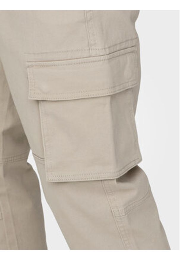 Only & Sons Spodnie materiałowe Cam 22016687 Beżowy Tapered Fit. Kolor: beżowy. Materiał: bawełna