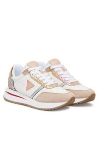 Guess Sneakersy FLPEAG FAB12 Écru. Materiał: skóra #3