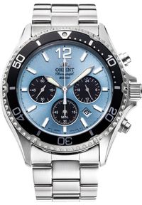 orient - Zegarek męski Orient RA-TX0206L10B srebrny. Kolor: srebrny #1