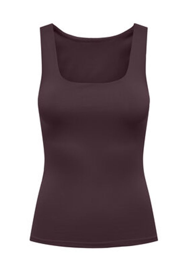 only - ONLY Top Lea 15278090 Fioletowy Regular Fit. Kolor: fioletowy. Materiał: syntetyk