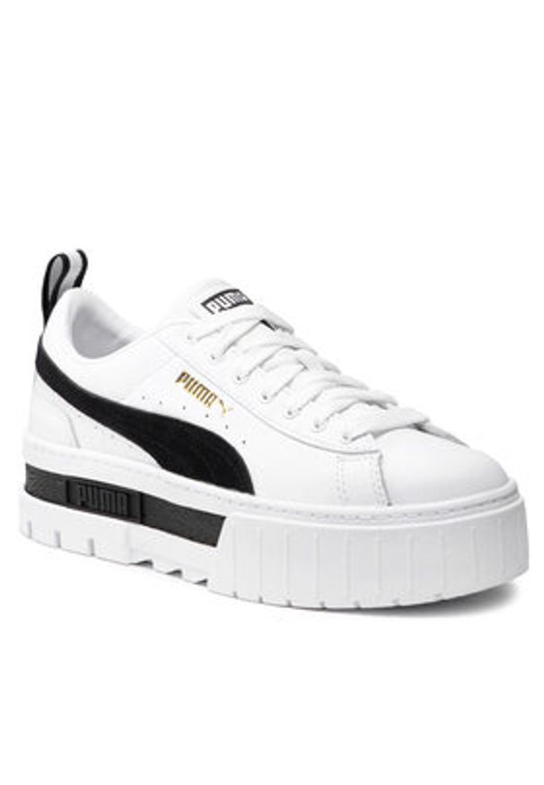 Puma Sneakersy Mayze Lth Wn's 381983 01 Biały. Kolor: biały. Materiał: skóra