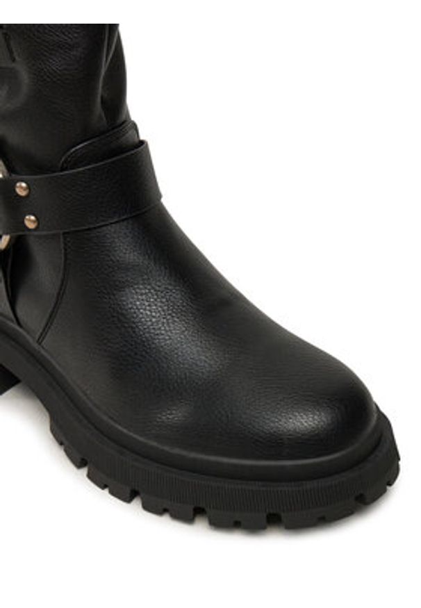 MEXX Botki MI001713043W Czarny. Kolor: czarny. Materiał: skóra