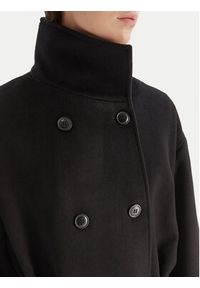 BARDOT - Bardot Płaszcz wełniany Enzo 60087JB Czarny Oversize. Kolor: czarny. Materiał: syntetyk #4