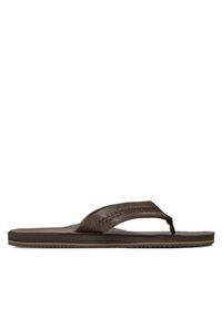 Quiksilver Japonki AQYL101302 Brązowy. Kolor: brązowy. Materiał: skóra #2