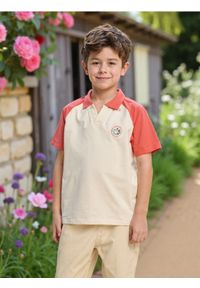 Sinsay - Koszulka z nadrukiem na plecach - kremowy. Kolor: kremowy. Wzór: nadruk #1