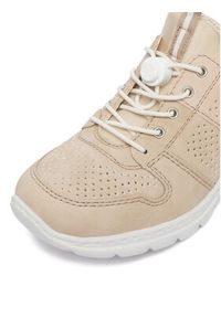 Rieker Sneakersy CEO-L3254-62 Beżowy jasny. Kolor: beżowy. Materiał: skóra #2