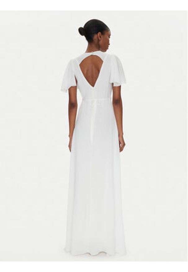 Rinascimento Sukienka wieczorowa CFC0122466003 Biały Regular Fit. Kolor: biały. Materiał: syntetyk. Styl: wizytowy