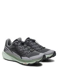 salomon - Salomon Buty do biegania Thundercross L47560800 Szary. Kolor: szary. Materiał: materiał #5