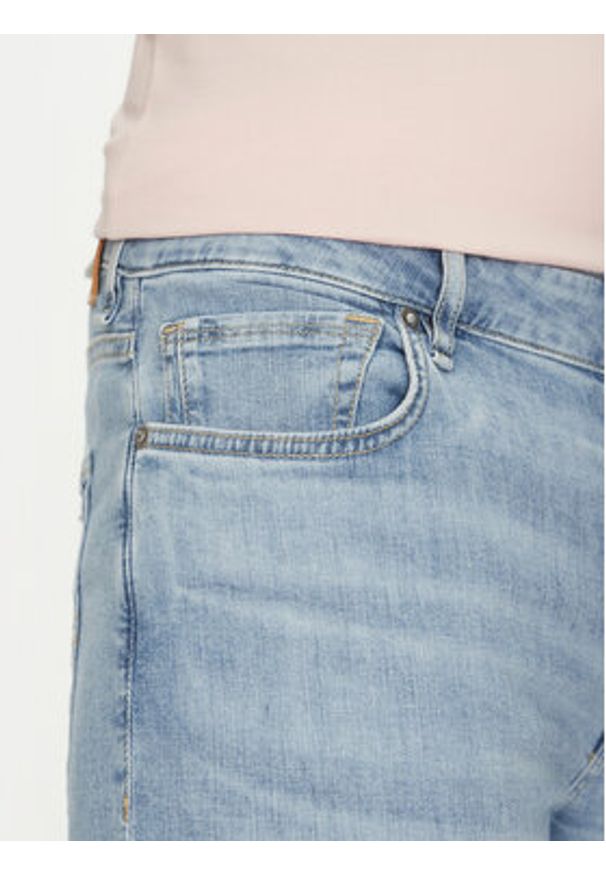 Guess Jeansy M5GAN1 D5MZ3 Niebieski Slim Fit. Kolor: niebieski