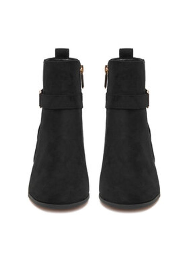 Nine West Botki CEO-NIBAL-01 Czarny. Kolor: czarny. Materiał: materiał