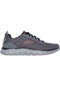 skechers - Buty sportowe Sneakersy męskie, Track - Leshur. Kolor: szary. Sport: turystyka piesza