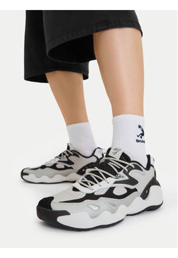 Shaq - SHAQ Sneakersy EO-REIGN AQ95055M-SB Czarny. Kolor: czarny. Materiał: skóra