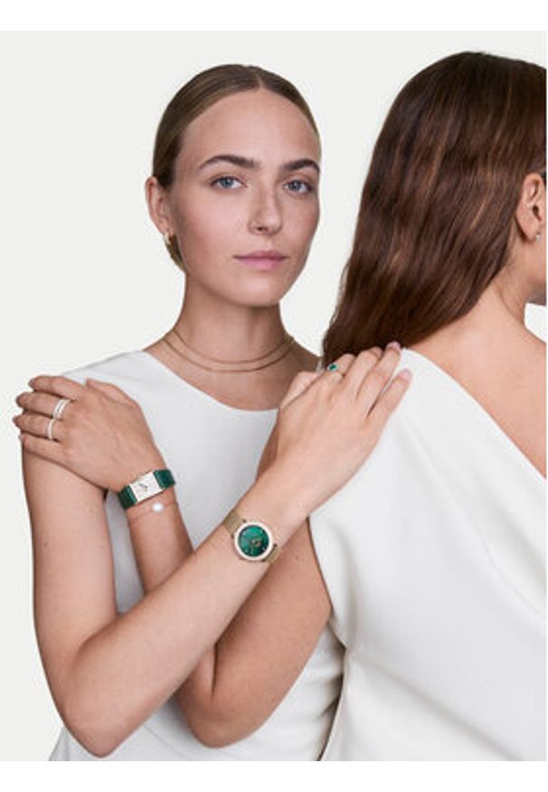 Daniel Wellington Zegarek Crystalline Bezel 3 DW00100824 Złoty. Kolor: złoty