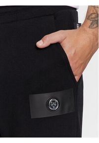 Plein Sport Spodnie dresowe FADC MJT2371 STE003N Czarny Regular Fit. Kolor: czarny. Materiał: bawełna