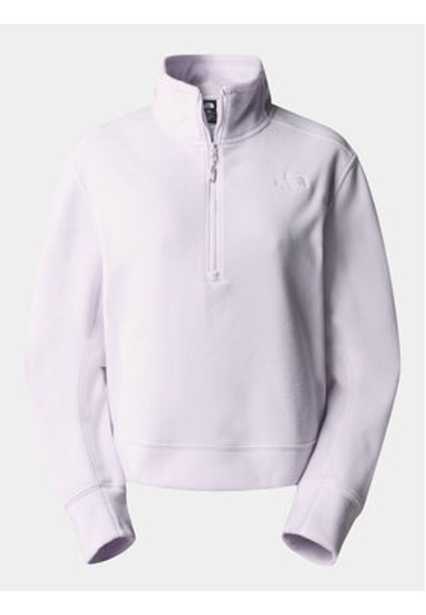 The North Face Polar Glacier NF0A855P Fioletowy Regular Fit. Kolor: fioletowy. Materiał: syntetyk
