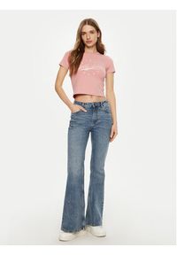 Guess T-Shirt W5RI59 J1314 Różowy Regular Fit. Kolor: różowy. Materiał: bawełna #4