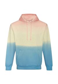 AWDIS - Bluza Z Kapturem Unisex Adult Tie Dye. Typ kołnierza: kaptur. Kolor: różowy