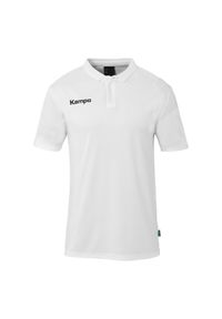 KEMPA - Koszulka polo dla dzieci Kempa Poly. Typ kołnierza: polo. Kolor: czarny, biały, wielokolorowy. Sport: piłka nożna