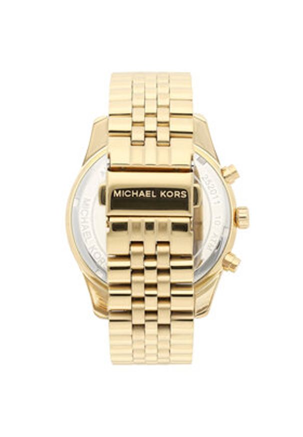 Michael Kors Zegarek Lexington MK8281 Złoty. Kolor: złoty