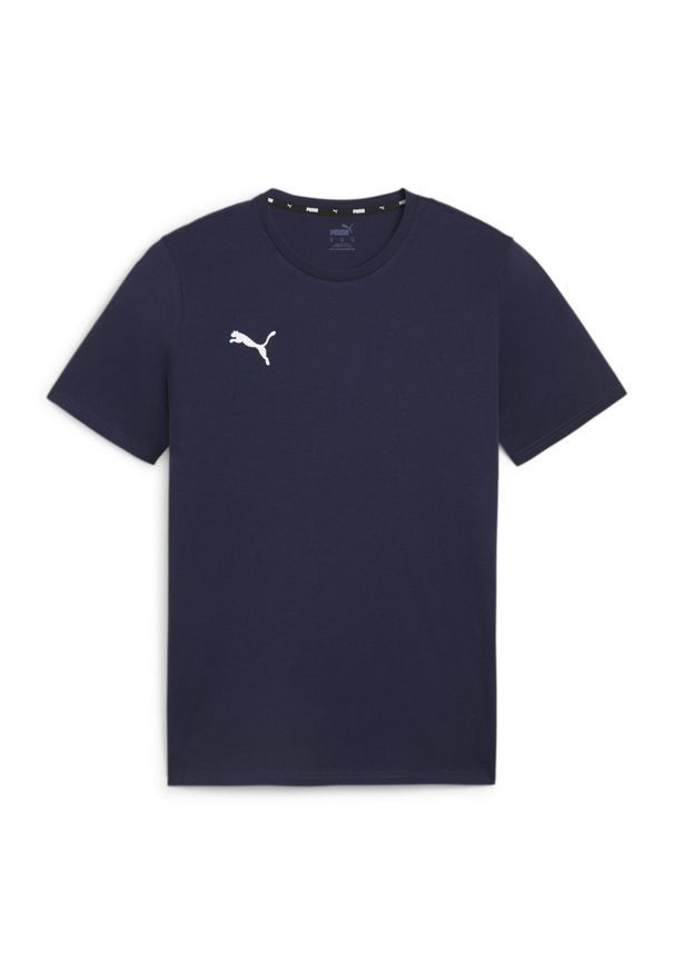 Koszulka męska Puma Team Goal Casuals Tee. Kolor: niebieski. Materiał: materiał. Sport: piłka nożna