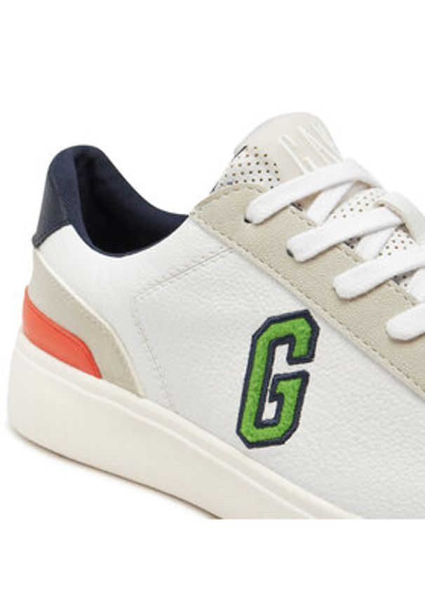 GAP - Gap Sneakersy Seattle Ii Ctr GAB002F5SWWHITGP Biały. Kolor: biały. Materiał: skóra